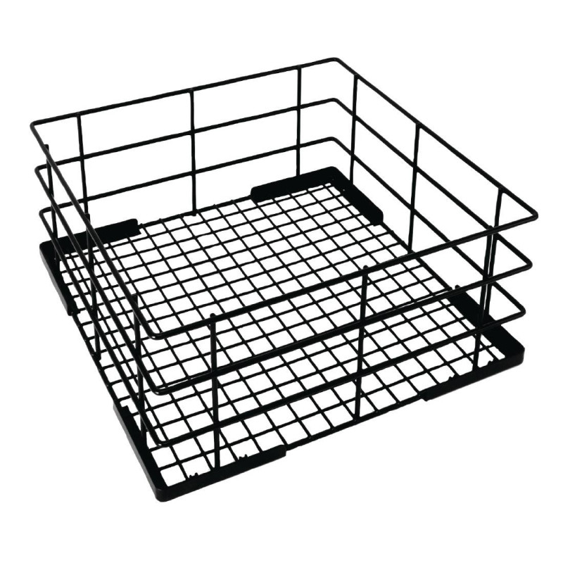 Estante de lavagem alto para copos 400 x 400 mm - Vogue - Fourniresto Estante de lavagem alto para copos 400 x 400 mm - Vogue - Fourniresto