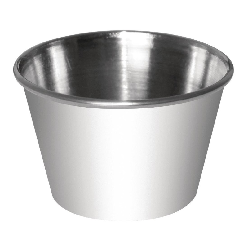Pote de molho em aço inoxidável 230 ml - Conjunto de 12 - Olympia - Fourniresto Pote de molho em aço inoxidável 230 ml - Conjunto de 12 - Olympia - Fourniresto