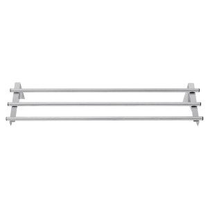 Prateleira de parede tubular em aço inoxidável - 1200 x 300 mm - Vogue - Fourniresto