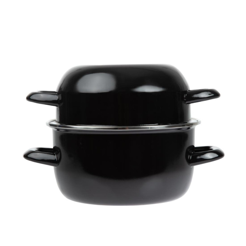 Panela de mexilhões esmaltada Ø 200 mm 1 kg - Olympia - Fourniresto Panela de mexilhões esmaltada Ø 200 mm 1 kg - Olympia - Fourniresto