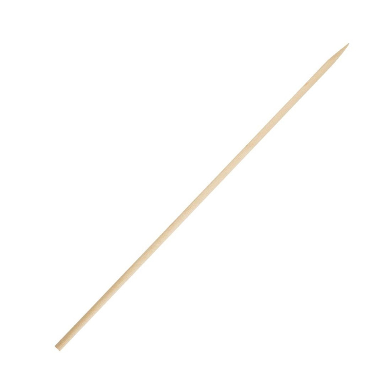 Espetinho de Madeira Biodegradável 180 mm - Pacote com 200 - Fiesta Green - Fourniresto Espetinho de Madeira Biodegradável 180 mm - Pacote com 200 - Fiesta Green - Fourniresto