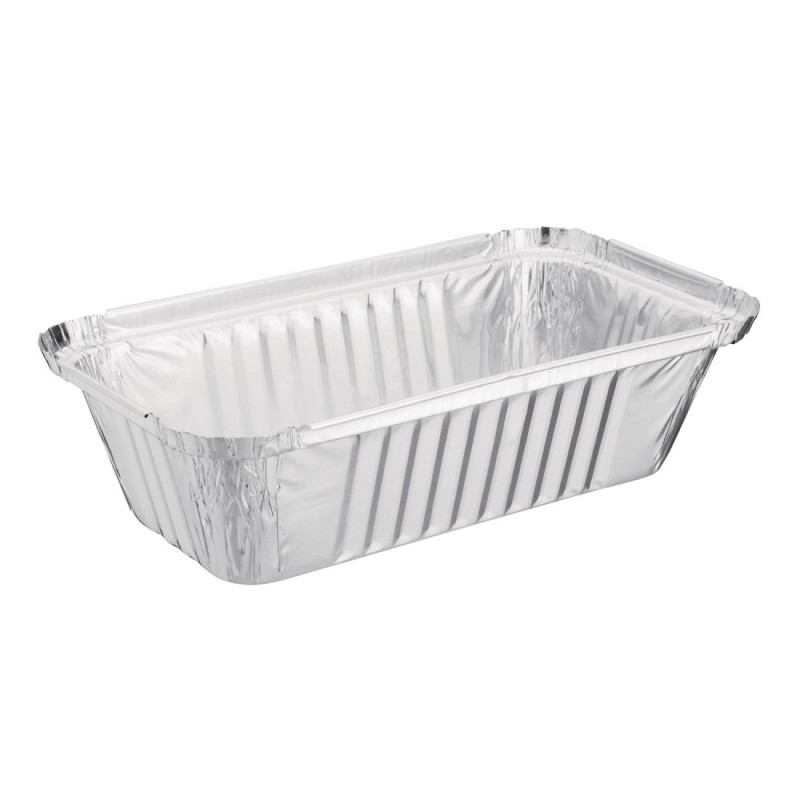 Grande Barquette Rectangulaire En Aluminium - Lot De 500 - Fiesta - Fourniresto Grande Barquette Rectangulaire En Aluminium - Lot De 500 - Fiesta - Fourniresto