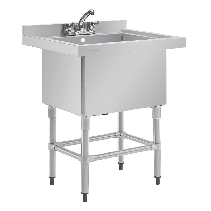 Lavatório Profundo com Respaldo 100 L 770 X 600 mm - Vogue - Fourniresto Lavatório Profundo com Respaldo 100 L 770 X 600 mm - Vogue - Fourniresto