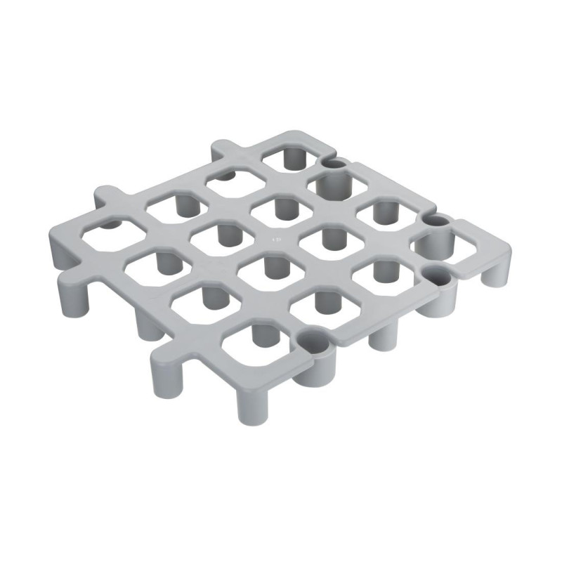 Grade de piso cinza 335 x 335 mm - Conjunto de 2 - Vogue - Fourniresto Grade de piso cinza 335 x 335 mm - Conjunto de 2 - Vogue - Fourniresto
