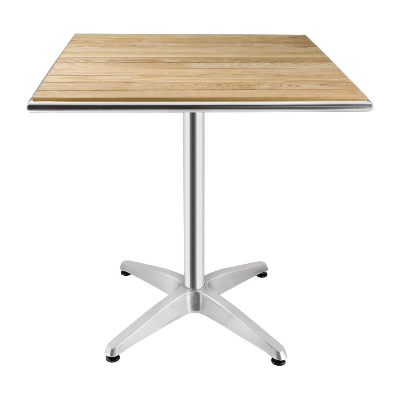 Mesa quadrada em freixo 700 x 700 mm - Bolero - Fourniresto Mesa quadrada em freixo 700 x 700 mm - Bolero - Fourniresto