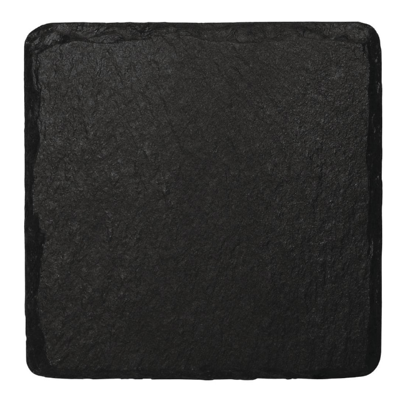 Tabuleiro de Apresentação em Ardósia Natural 130 x 130 mm - Olympia - Fourniresto Tabuleiro de Apresentação em Ardósia Natural 130 x 130 mm - Olympia - Fourniresto