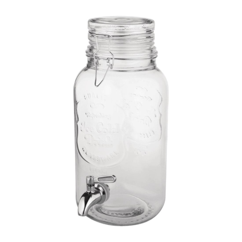 Distribuidor de Bebidas Retrô com Fechamento Metálico 3,6 L - Olympia - Fourniresto Distribuidor de Bebidas Retrô com Fechamento Metálico 3,6 L - Olympia - Fourniresto