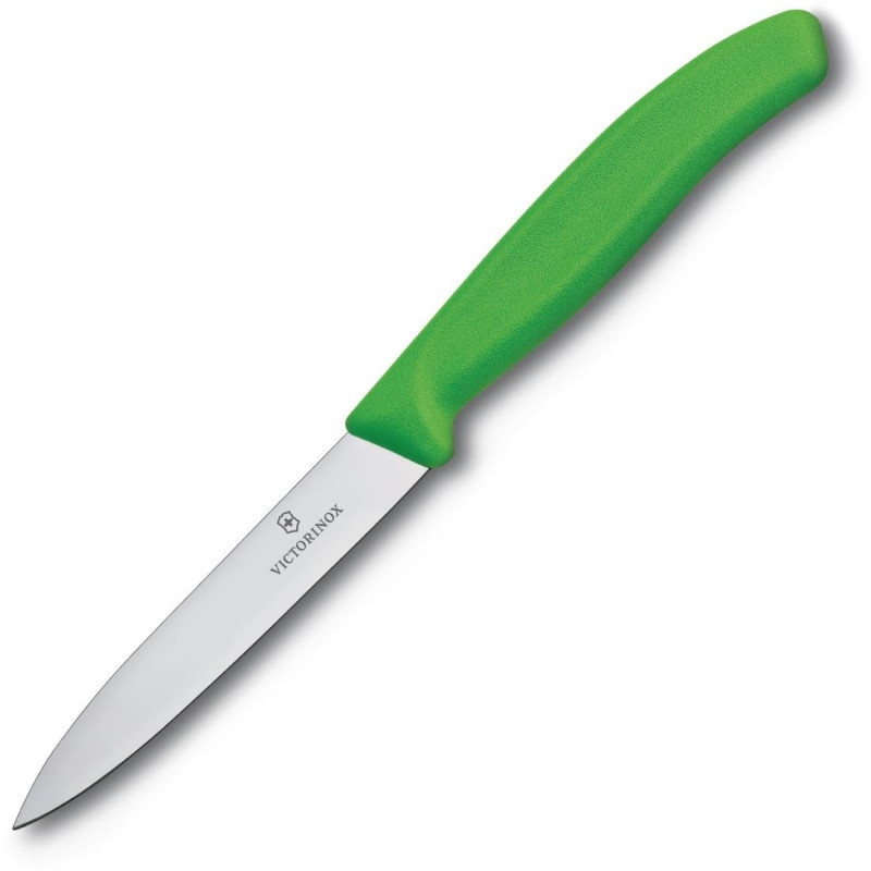 Faca de Cozinha Verde Lâmina 10 cm - Victorinox - Fourniresto Faca de Cozinha Verde Lâmina 10 cm - Victorinox - Fourniresto