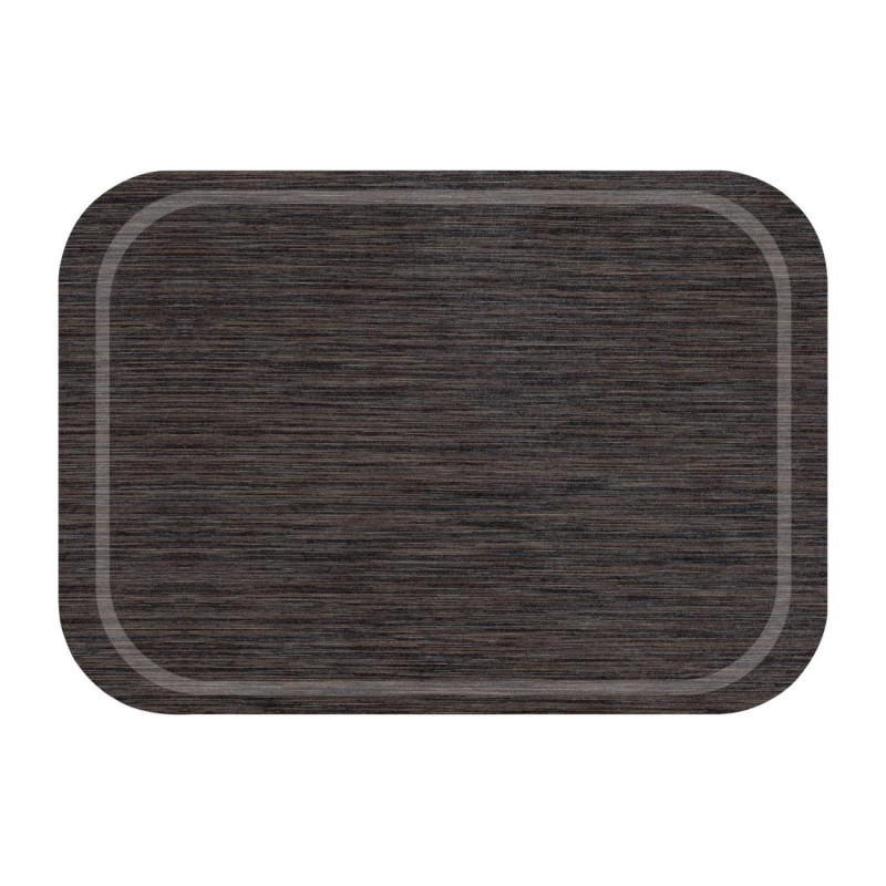 Tabuleiro de Serviço Antiderrapante Wengé em Melamina 375 x 265 mm - Roltex - Fourniresto Tabuleiro de Serviço Antiderrapante Wengé em Melamina 375 x 265 mm - Roltex - Fourniresto