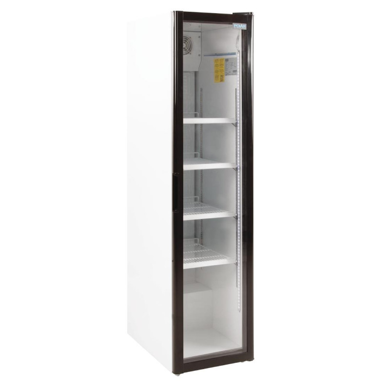 Black Slimline Bottle Cooler - Polar - Fourniresto Black Slimline Bottle Cooler - Polar - Fourniresto