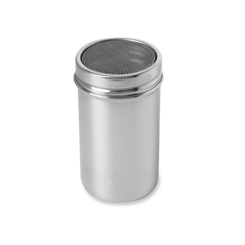 Polvilhador com Peneira de Malha Fina em Aço Inoxidável 125 mm - Schneider - Fourniresto Polvilhador com Peneira de Malha Fina em Aço Inoxidável 125 mm - Schneider - Fourniresto