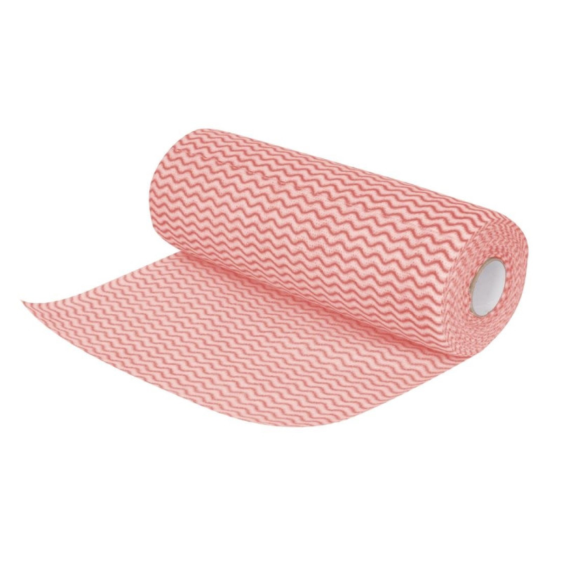 TNT Vermelho Rolo de 100 - Jantex - Fourniresto TNT Vermelho Rolo de 100 - Jantex - Fourniresto