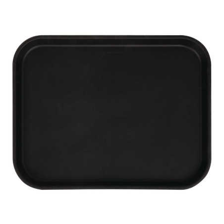 Tabuleiro retangular antiderrapante em fibra de vidro Camtread preto 45,7 cm - Cambro - Fourniresto