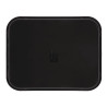 Tabuleiro retangular antiderrapante em fibra de vidro Camtread preto 45,7 cm - Cambro - Fourniresto