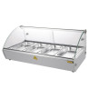 Vitrina de serviço self-service aquecida Slim 220L - Buffalo - Fourniresto