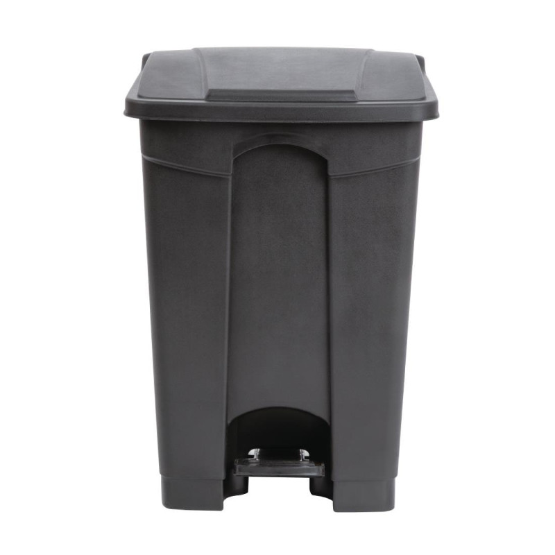 Caixote do lixo de cozinha com pedal preto 45L - Jantex - Fourniresto Caixote do lixo de cozinha com pedal preto 45L - Jantex - Fourniresto