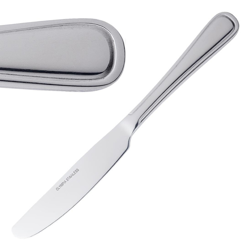 Faca de mesa Mayfair - Conjunto de 12 - Olympia - Fourniresto Faca de mesa Mayfair - Conjunto de 12 - Olympia - Fourniresto