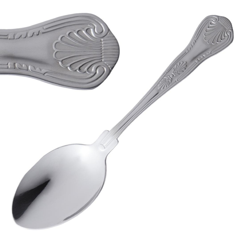 Colher de sopa Kings em inox - Conjunto de 12 - Olympia - Fourniresto Colher de sopa Kings em inox - Conjunto de 12 - Olympia - Fourniresto