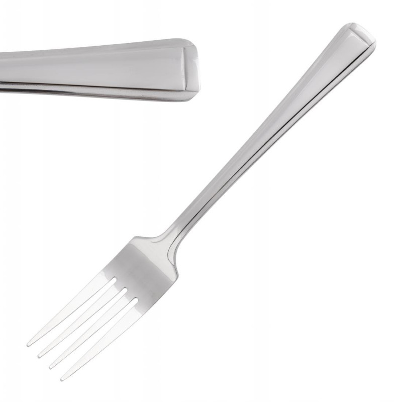 Garfo de sobremesa Harley em inox - Conjunto de 12 - Olympia - Fourniresto Garfo de sobremesa Harley em inox - Conjunto de 12 - Olympia - Fourniresto