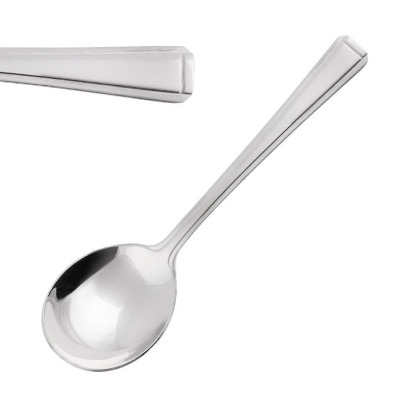 Cuillère À Soupe Ronde Harley En Inox - Lot De 12 - Olympia - Fourniresto Cuillère À Soupe Ronde Harley En Inox - Lot De 12 - Olympia - Fourniresto