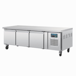 Base refrigerada positiva GN 1/1 Série U 3 portas 317L - Polar - Fourniresto
