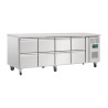 Mesa Refrigerada GN 1/1 Ventilada 8 Gavetas Série U 616L - Polar - Fourniresto