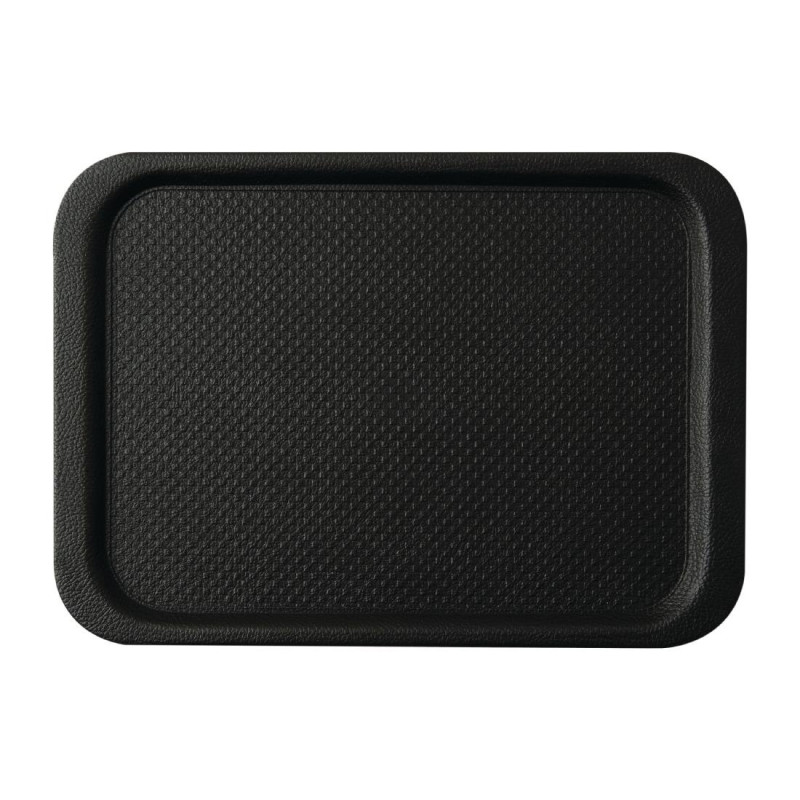 Tabuleiro Antiderrapante Preto Blackline 490 x 340mm - Roltex - Fourniresto Tabuleiro Antiderrapante Preto Blackline 490 x 340mm - Roltex - Fourniresto
