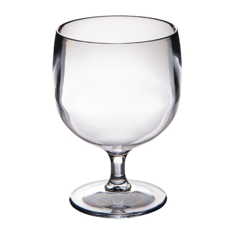 Copo de vinho empilhável de plástico sem BPA 220ml - Roltex - Fourniresto Copo de vinho empilhável de plástico sem BPA 220ml - Roltex - Fourniresto