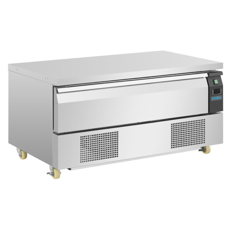 Base Dupla de Refrigeração com 1 Gaveta Série U 3x GN 1/1 - Polar - Fourniresto Base Dupla de Refrigeração com 1 Gaveta Série U 3x GN 1/1 - Polar - Fourniresto