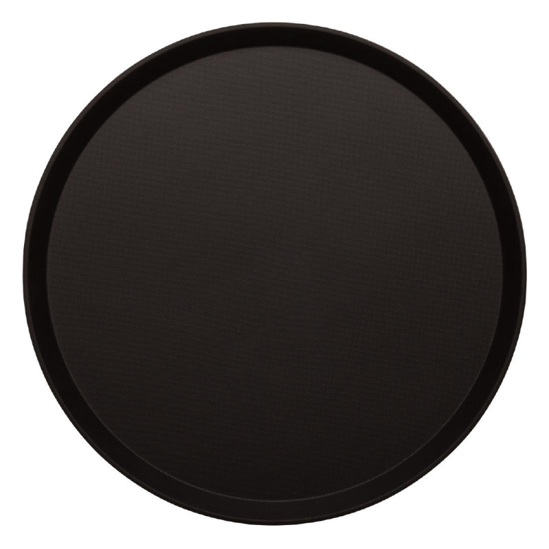 Tabuleiro Redondo de Fibra de Vidro Antiderrapante Preto Treadlite Ø 355 mm - Cambro - Fourniresto Tabuleiro Redondo de Fibra de Vidro Antiderrapante Preto Treadlite Ø 355 mm - Cambro - Fourniresto