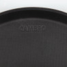 Tabuleiro Redondo de Fibra de Vidro Antiderrapante Preto Treadlite Ø 355 mm - Cambro - Fourniresto