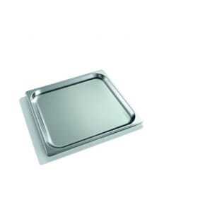 Tabuleiro GN 2/3 em aço inoxidável 20, 40 ou 65 mm de altura