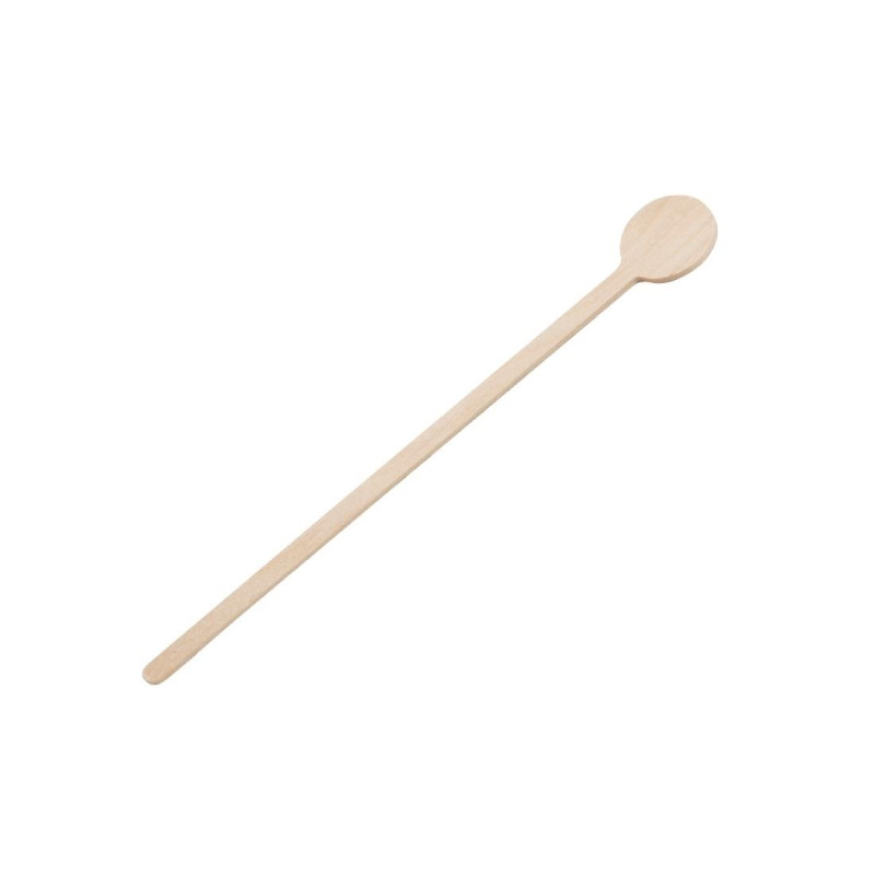 Agitadores de Coquetel Biodegradáveis de Madeira 150mm - Pacote com 100 - Fiesta Green - Fourniresto Agitadores de Coquetel Biodegradáveis de Madeira 150mm - Pacote com 100 - Fiesta Green - Fourniresto
