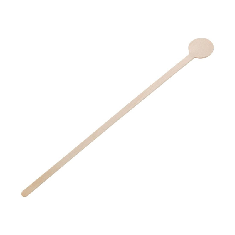 Agitadores de Coquetel Biodegradáveis de Madeira 200mm - Pacote com 100 - Fiesta Green - Fourniresto Agitadores de Coquetel Biodegradáveis de Madeira 200mm - Pacote com 100 - Fiesta Green - Fourniresto