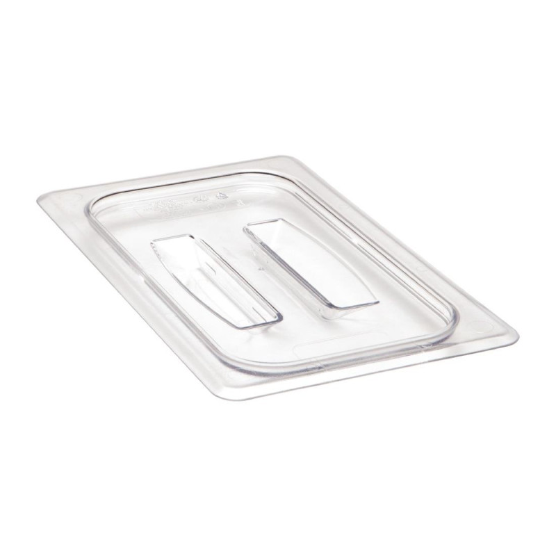 Tampa com alça sem BPA Camview GN 1/4 - Cambro - Fourniresto Tampa com alça sem BPA Camview GN 1/4 - Cambro - Fourniresto