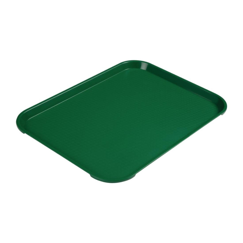 Tabuleiro Retangular Verde em Polipropileno Fast Food 410mm - Cambro - Fourniresto Tabuleiro Retangular Verde em Polipropileno Fast Food 410mm - Cambro - Fourniresto