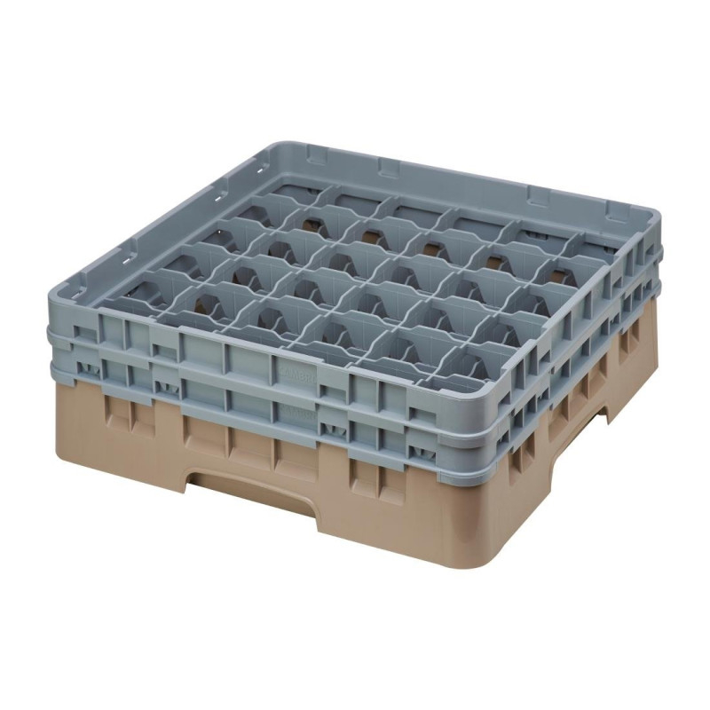 Suporte para Copos 36 Compartimentos Camrack Bege Altura Máxima 133mm - Cambro - Fourniresto Suporte para Copos 36 Compartimentos Camrack Bege Altura Máxima 133mm - Cambro - Fourniresto