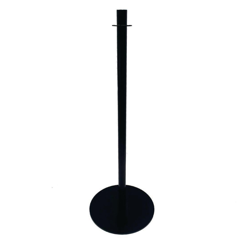 Poste de boas-vindas preto cabeça plana vendido individualmente - Bolero - Fourniresto Poste de boas-vindas preto cabeça plana vendido individualmente - Bolero - Fourniresto