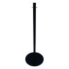 Poste de boas-vindas preto cabeça plana vendido individualmente - Bolero - Fourniresto