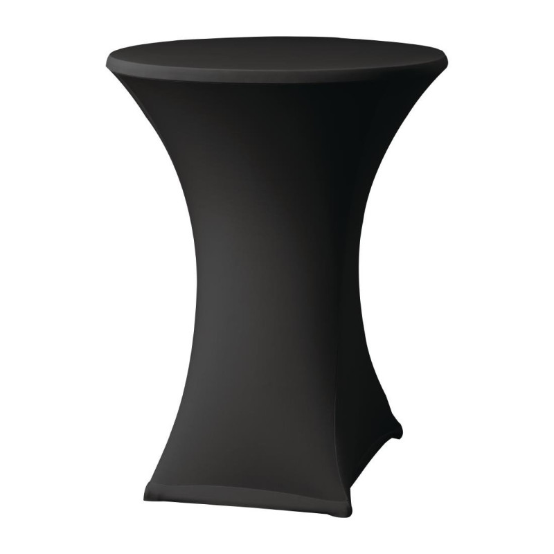 Capa de Mesa Extensível Samba Preta para Mesa com Pés Cruzados - FourniResto - Fourniresto Capa de Mesa Extensível Samba Preta para Mesa com Pés Cruzados - FourniResto - Fourniresto