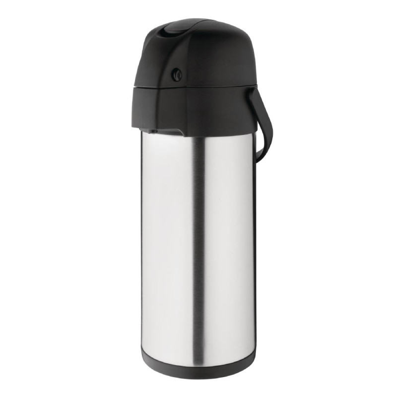 Jarro de Parede Dupla com Alavanca em Aço Inoxidável-4L - Olympia Jarro de Parede Dupla com Alavanca em Aço Inoxidável-4L - Olympia
