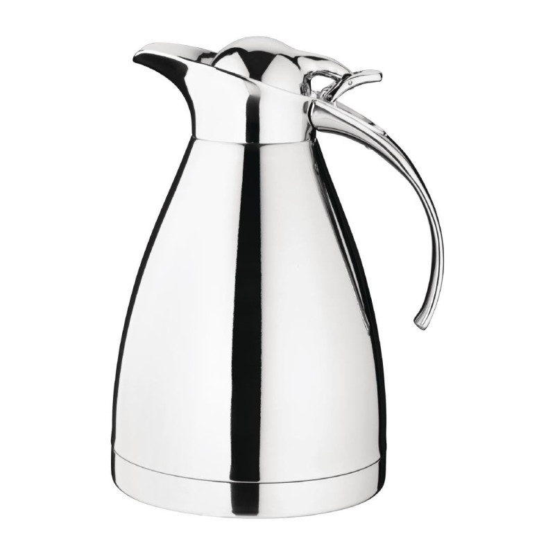 Jarra Térmica em Aço Inoxidável com Tampa Articulada - 1L - Olympia Jarra Térmica em Aço Inoxidável com Tampa Articulada - 1L - Olympia