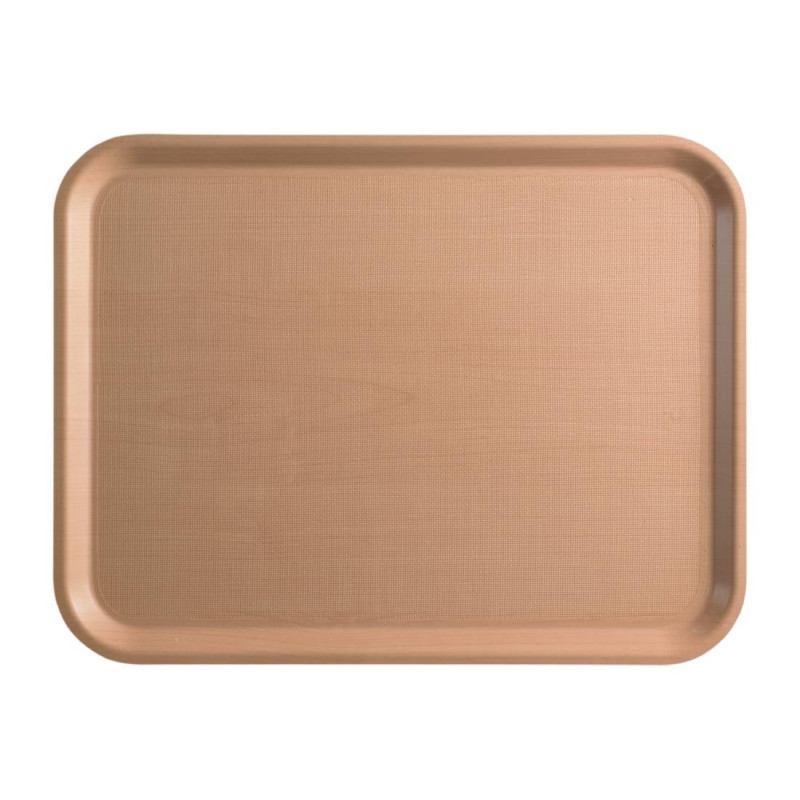 Tabuleiro de Serviço Retangular Laminado Mykonos Bétula 430mm - Cambro - Fourniresto Tabuleiro de Serviço Retangular Laminado Mykonos Bétula 430mm - Cambro - Fourniresto