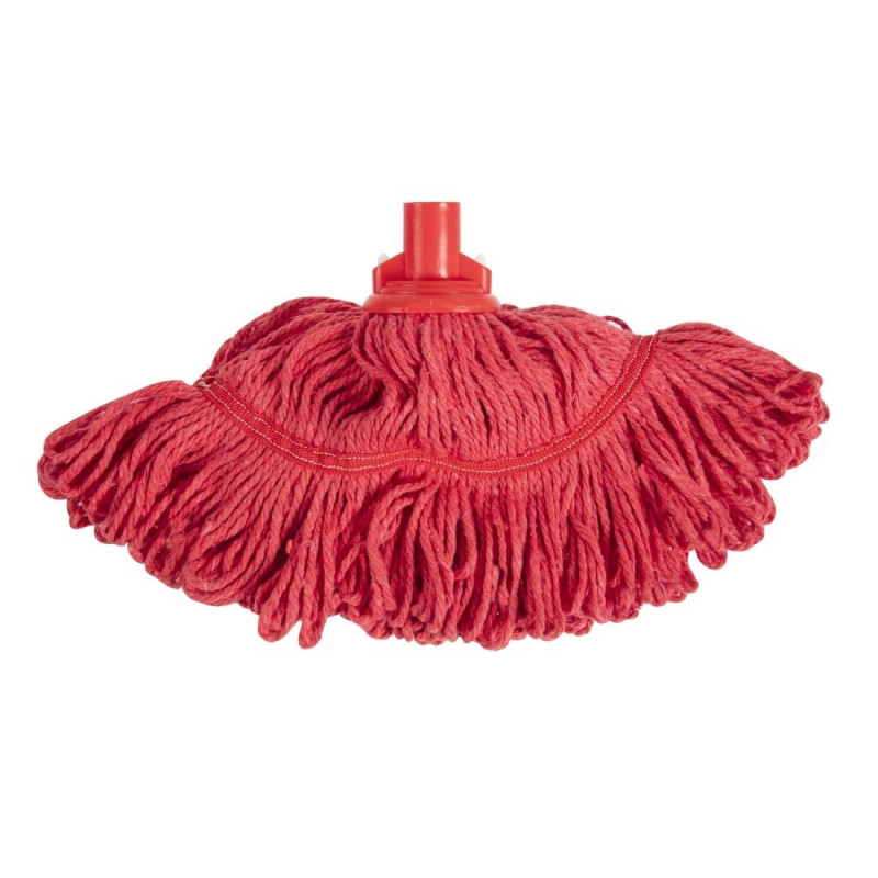Cabeça de esfregão de vassoura Bio Fresh Vermelho - Jantex - Fourniresto Cabeça de esfregão de vassoura Bio Fresh Vermelho - Jantex - Fourniresto