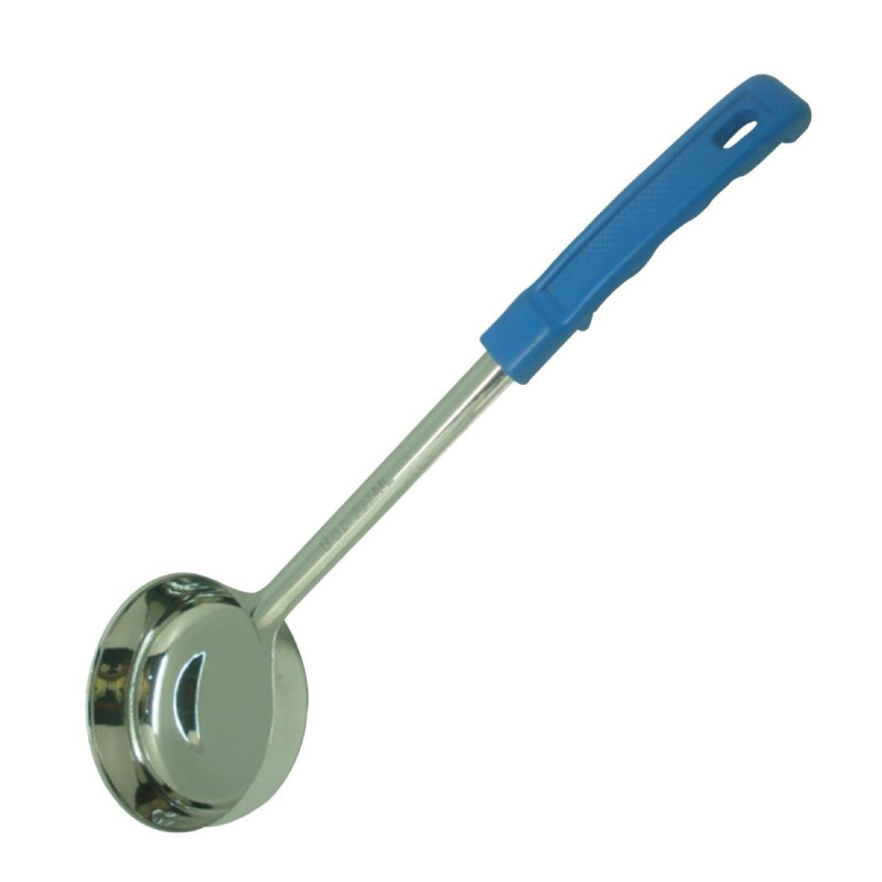 Blue Stainless Steel Ladle - 237ml - FourniResto Blue Stainless Steel Ladle - 237ml - FourniResto