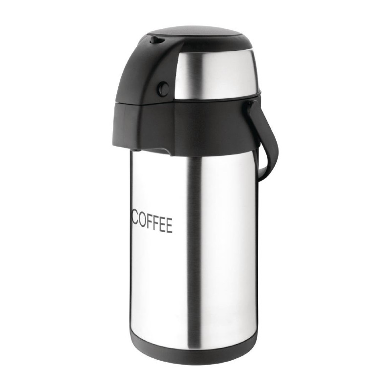 Jarro com bomba para café em inox-3L - Olympia Jarro com bomba para café em inox-3L - Olympia