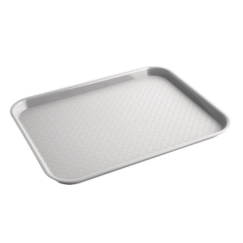 Plastic Gray Fast Food Tray - Olympia KRISTALLON - Fourniresto Plastic Gray Fast Food Tray - Olympia KRISTALLON - Fourniresto