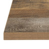 Tabuleiro de Mesa Quadrado Efeito Madeira Envelhecida - L 700mm - Bolero