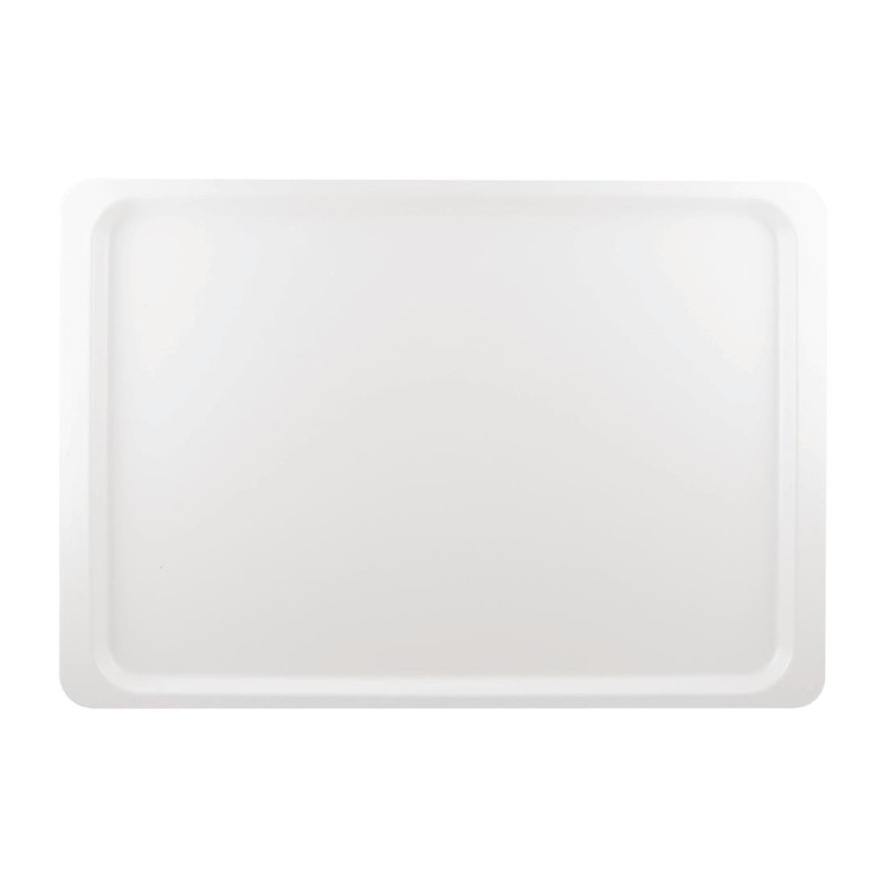 Tabuleiro de Serviço em Poliéster Euronorma 530 x 370mm Branco - Roltex - Fourniresto Tabuleiro de Serviço em Poliéster Euronorma 530 x 370mm Branco - Roltex - Fourniresto