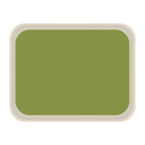 Tabuleiro de Serviço em Poliéster Padrão 470x360mm Verde - Roltex - Fourniresto